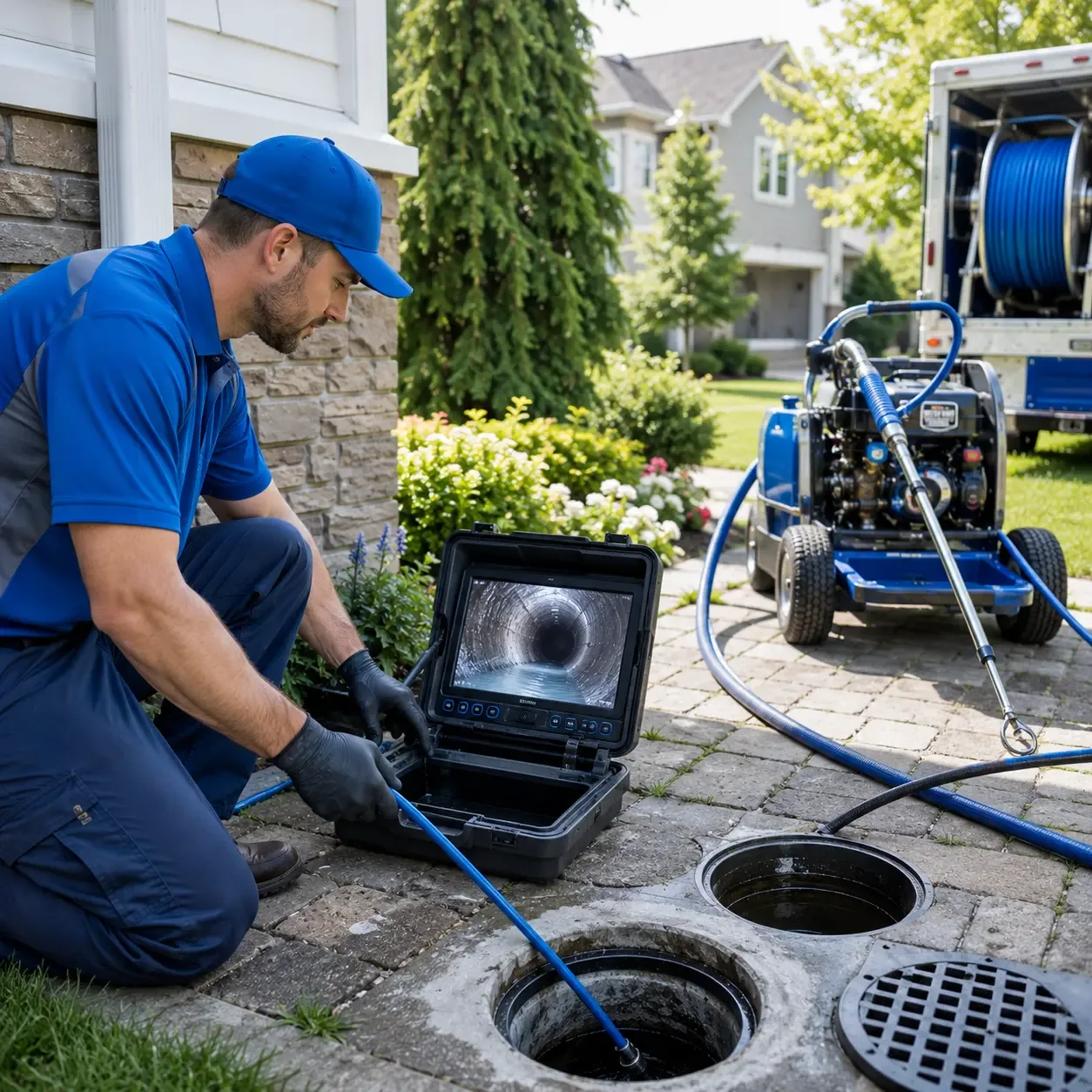 Outdoor drain cleaning professionals serving South Boardman, MI